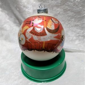 Vintage Jordan Marsh Christmas Ornaments Set of 2